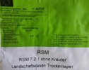 RSM 7.2.1 ohne Kräuter / Landschaftsrasen Trockenlagen 10 Kg